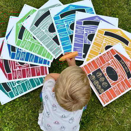 Beach Hut Counting Kit  hi\-res