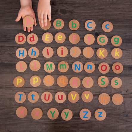 Alphabet Wooden Matching Pairs  hi\-res