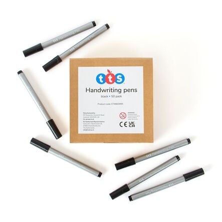 TTS Round Barrel Handwriting Pens  hi\-res
