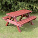 Marmax Recycled Heavy\-Duty Picnic Bench Brown  hi\-res