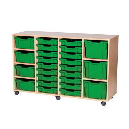 Mobile Quad Tray Unit Combination 25  hi\-res