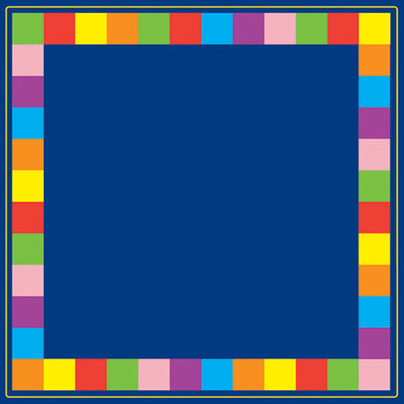 Rainbow Edge Classroom Carpet  hi\-res