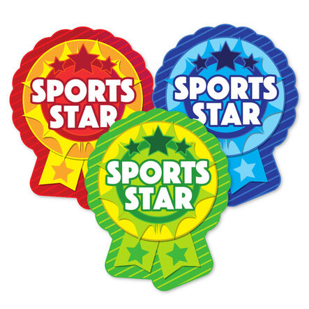 Sports Day Rosette Stickers  hi\-res