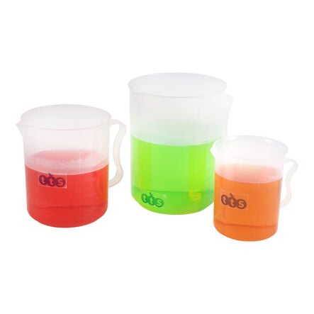Plastic Measuring Beakers, Cylinders and Jugs Class Set 17pk  hi\-res
