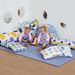 TTS Mixed Pattern Mustard and Grey Cushion Set  hi\-res