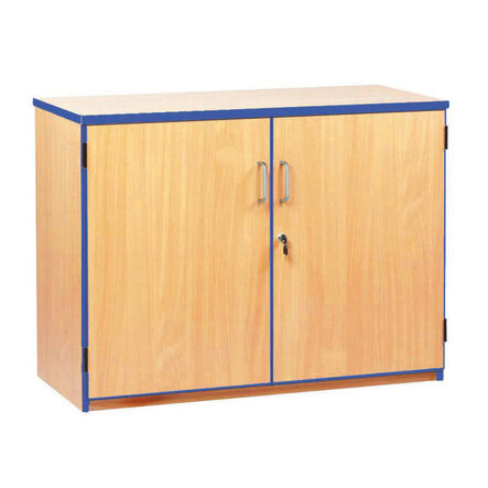 Coloured Edge Lockable Cupboard  hi\-res
