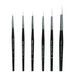 White Sable Substitute Paint Brushes 10pk  hi\-res