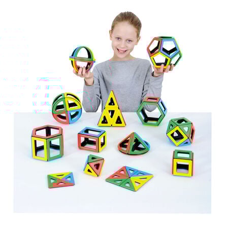 Magnetic Polydron Mathematics Set  hi\-res