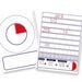 Dry Erase Fractions, Decimals \x26 Percentages Board Pk 30  hi\-res
