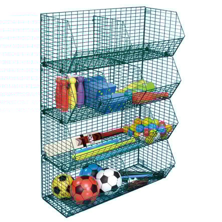Coated Wire Storage Baskets 4pk  hi\-res