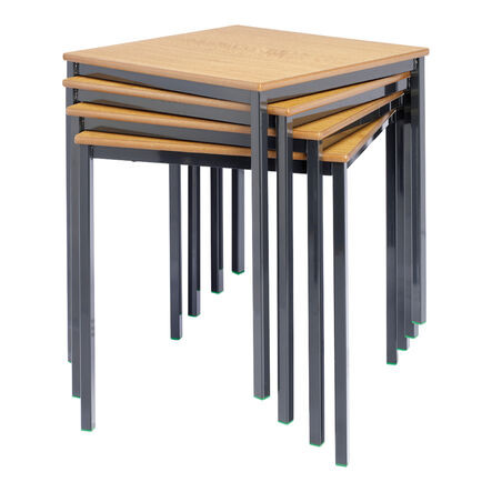 Welded Black Frame Square Tables 60x60cm  hi\-res