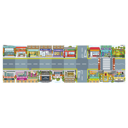 TTS Bee\-Bot® Busy Street Mat  hi\-res