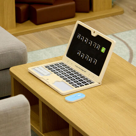 Role Play Wooden Technology Set \x26 Laptop  hi\-res
