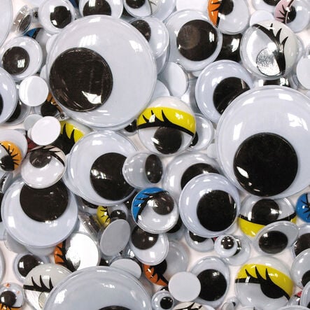 Wiggly Eyes Bumper Pack Assorted 1000pk  hi\-res