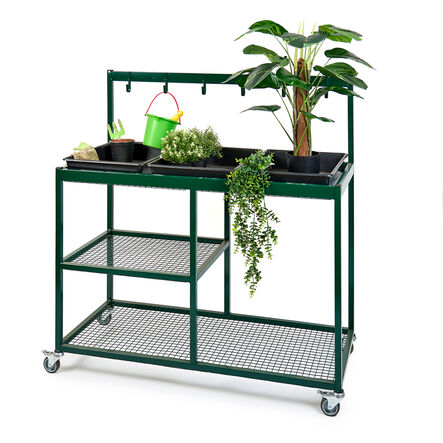 Garden Potting Station Metal Trolley  hi\-res