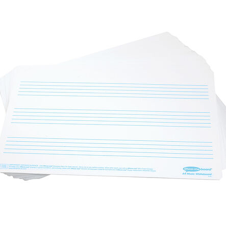 A4 Music Notation Whiteboards 35pk  hi\-res
