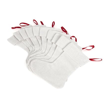 Canvas Stocking Decorations 12pk  hi\-res