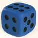 Giant Rubber Dots Dice With Indented Dots  hi\-res