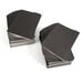 Pisces Plain Stapled Sketchbooks 100gsm A4 10pk Black Black hi\-res