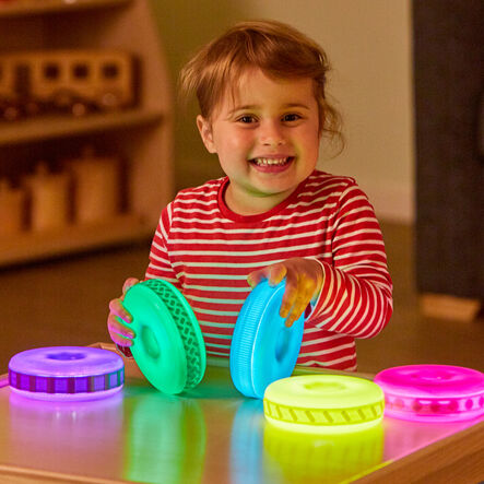 TTS Glow, Stack \x26 Build Texture Tower Discs 5pk  hi\-res