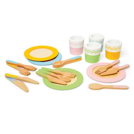 Wooden Dinner Service Set  hi\-res