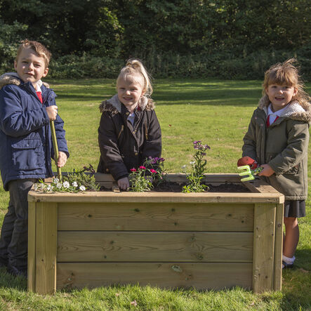 Outdoor Wooden Planter  hi\-res