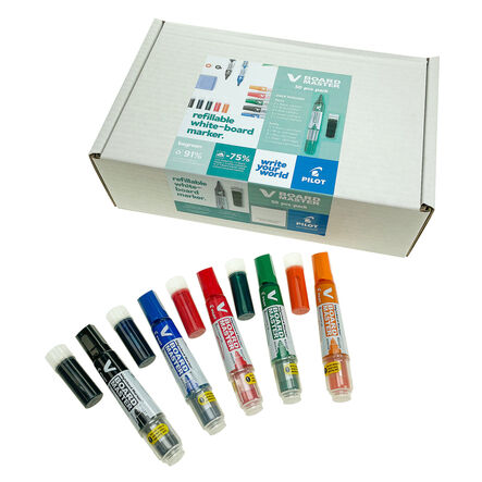 PILOT V Board Master Whiteboard Markers 30pk  hi\-res