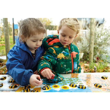 Honey Bee Number Stones  hi\-res