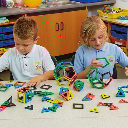 Magnetic Polydron Platonic Solids Class Set  hi\-res