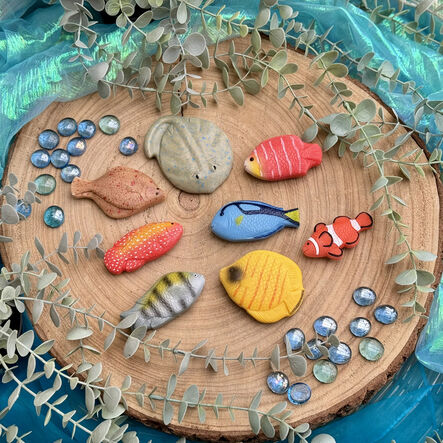 Yellow Door Ocean Play Sensory Stones Bundle 47pcs TTS Exclusive  hi\-res