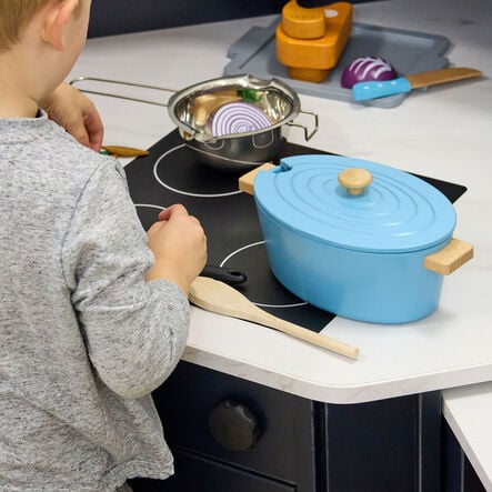 Modern Living Corner Packaway Kitchen Navy  hi\-res