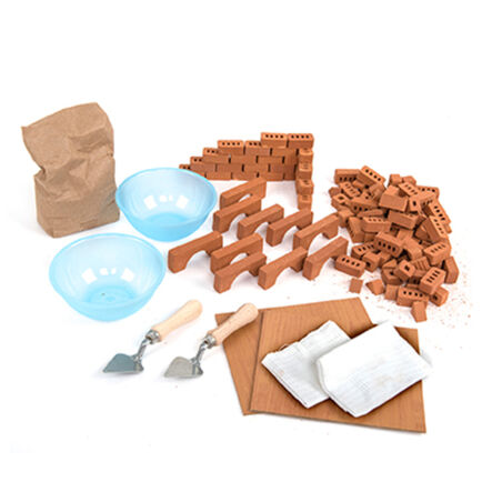 Bucket of Bricks and Building Materials 139pcs  hi\-res