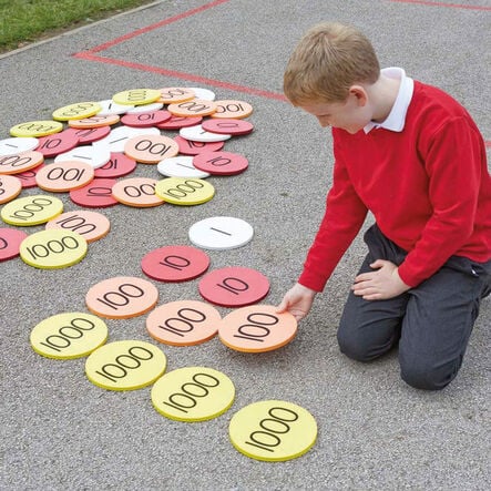 TTS Outdoor Place Value Foam Counters  hi\-res