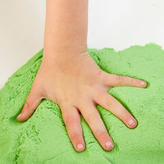 Smooshy Kinetic Sand 2.5kg Green Green hi-res