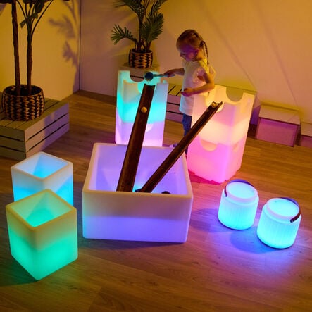 TTS Messy Play Water STEAM Channelling Cubes  hi\-res