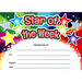 Star of the Week Sparkly Certificate A5 20pk  hi\-res