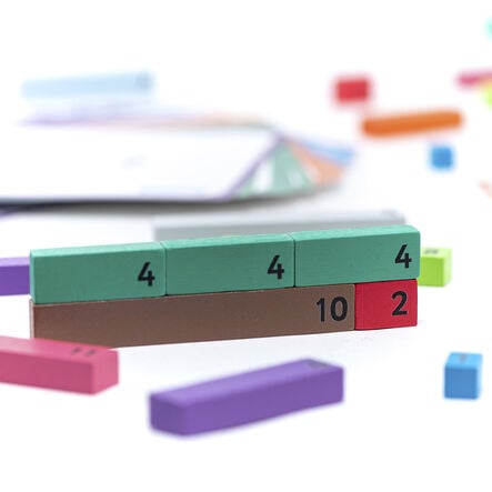 Wooden Number Roads and Work Cards  hi\-res