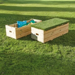 Outdoor Wooden Storage Bench  Outdoor Wooden Storage Bench  hi-res