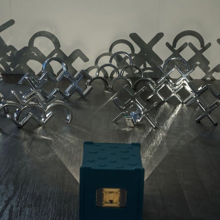 TTS Metallic Silver Stacking Crosses 12pk  hi\-res