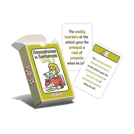 Flip\-It Homophones in Sentences  hi\-res