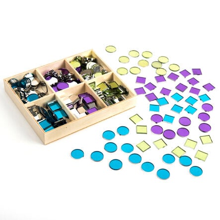 Plastic Mirror Mosaic Tiles 300pk  hi\-res
