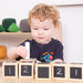 Chalk Wooden Cubes  hi\-res