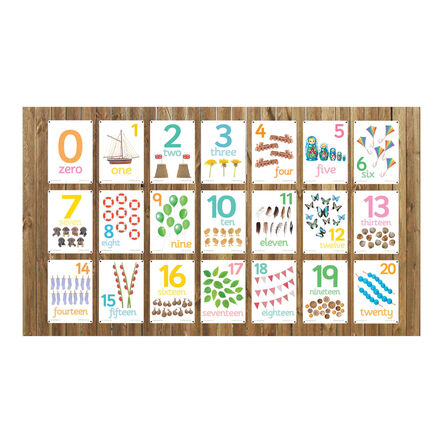 Outdoor Number 0\-20 Photo Boards 21pk  hi\-res