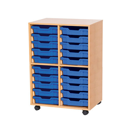 Mobile Double Tray Storage Unit 20 Trays  hi\-res