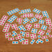 Coloured Spot Number Frames to 10 40pcs  hi\-res