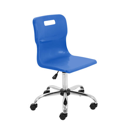 Titan Swivel Chairs Blue Seat height 420mm Blue hi\-res