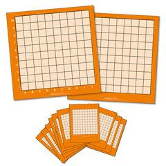 Wipeable Coordinate Grid Mats  hi-res