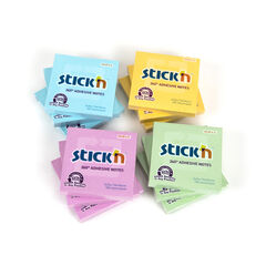 Coloured 360 Adhesive Notes W76 x L76mm 12pk  Coloured 360 Adhesive Notes W76 x L76mm 12pk  hi-res