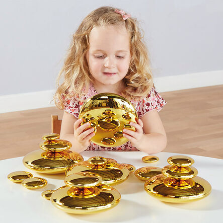 TTS Sensory Mirrored Stacking Pebbles  hi\-res