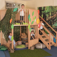 Indoor Two Floor Role Play Loft  hi-res